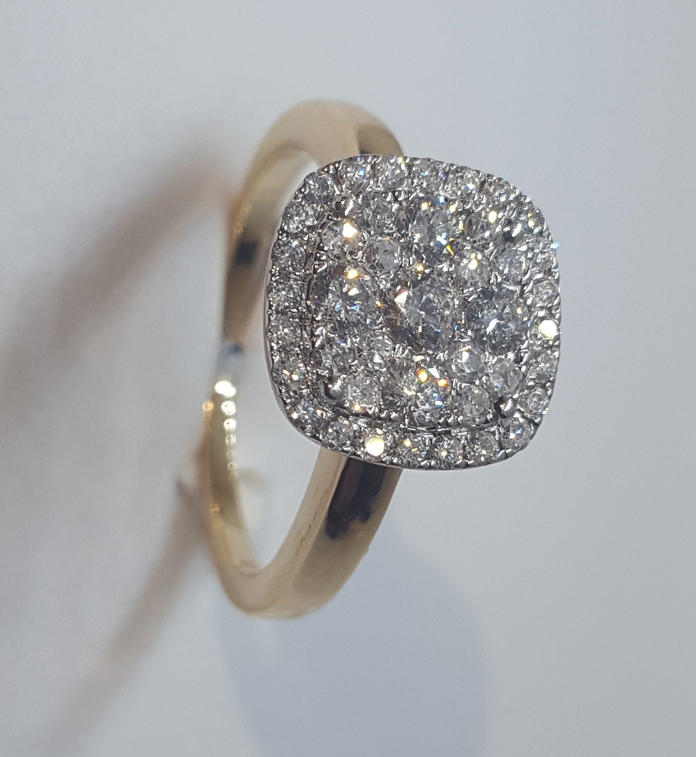 Women's White Gold Diamond Ring #25