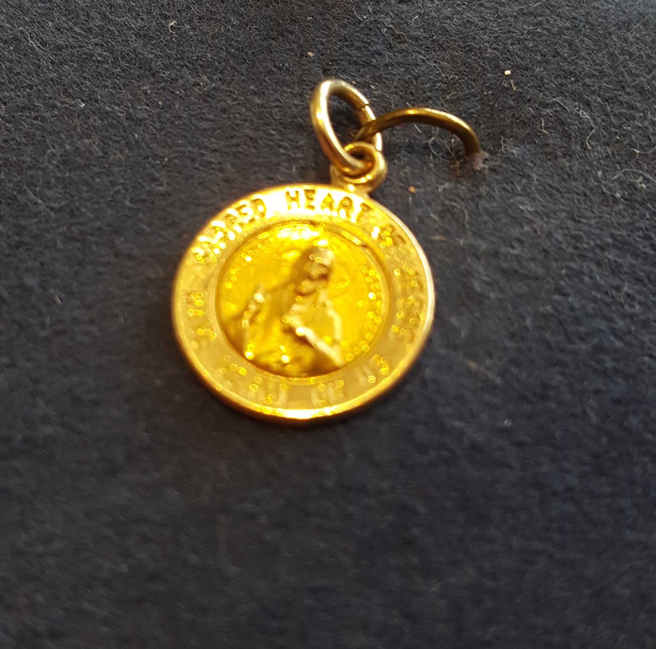 Gold Religious Medallion 1