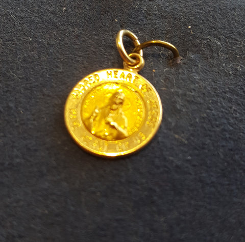 Gold Religious Medallion 1