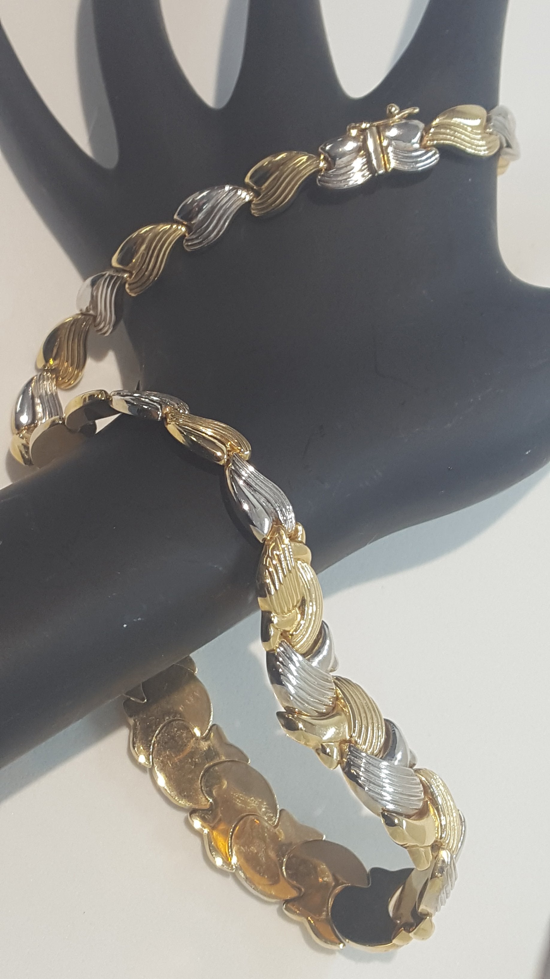 Women's Silver Gold Necklace #23