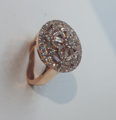 Women's Rose Gold Diamond Ring #21