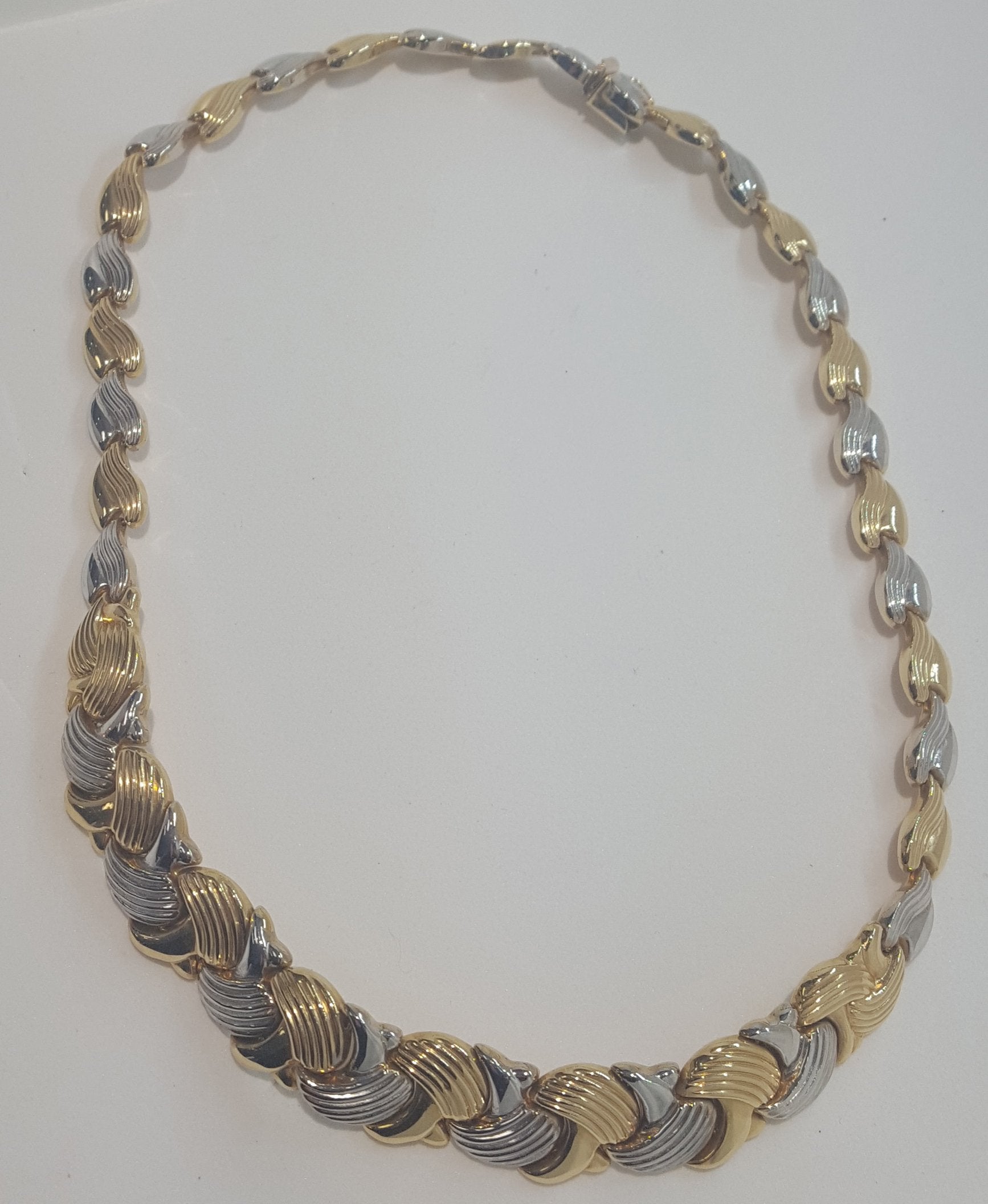 Women's Silver Gold Necklace #23