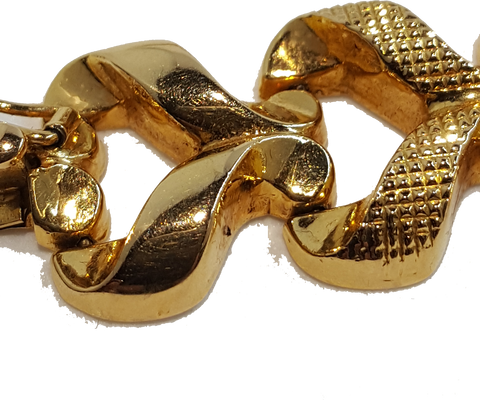 Sample Gold Necklace and Bracelet #6
