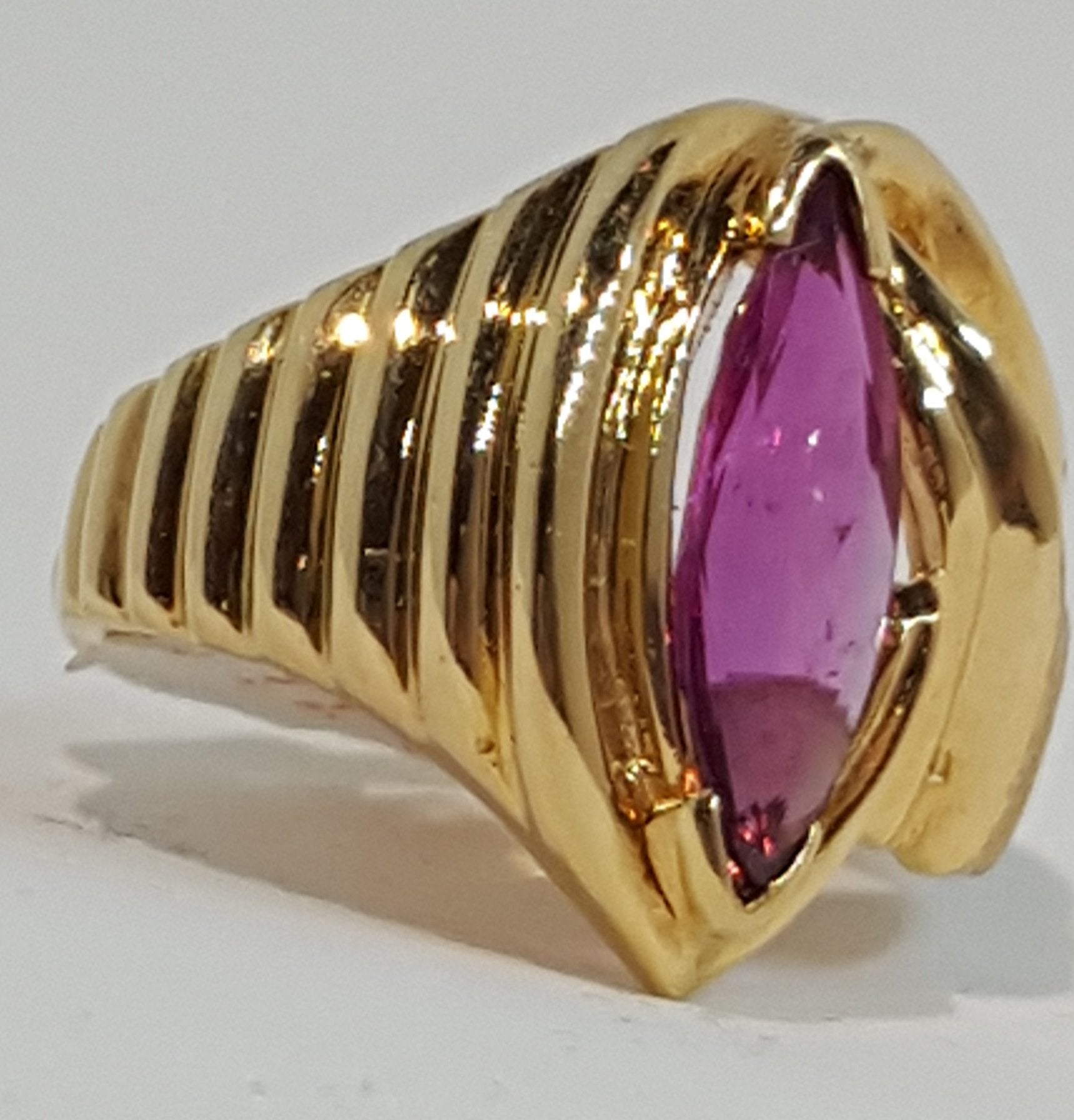 Women's Amethyst Gold Ring #9