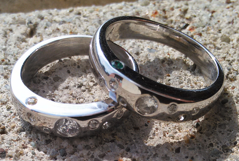 Women's and Men's Same Sex Engagement Wedding Rings #10