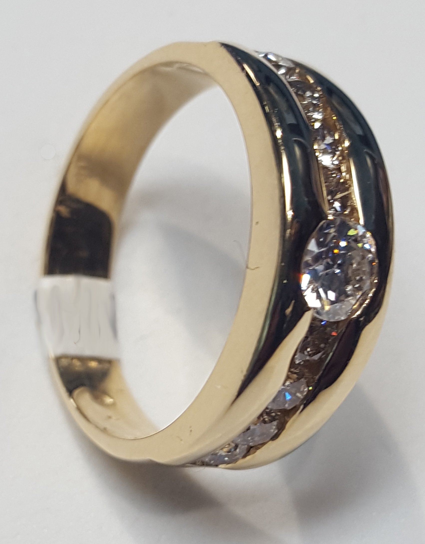 Men's Diamond Gold Ring #4