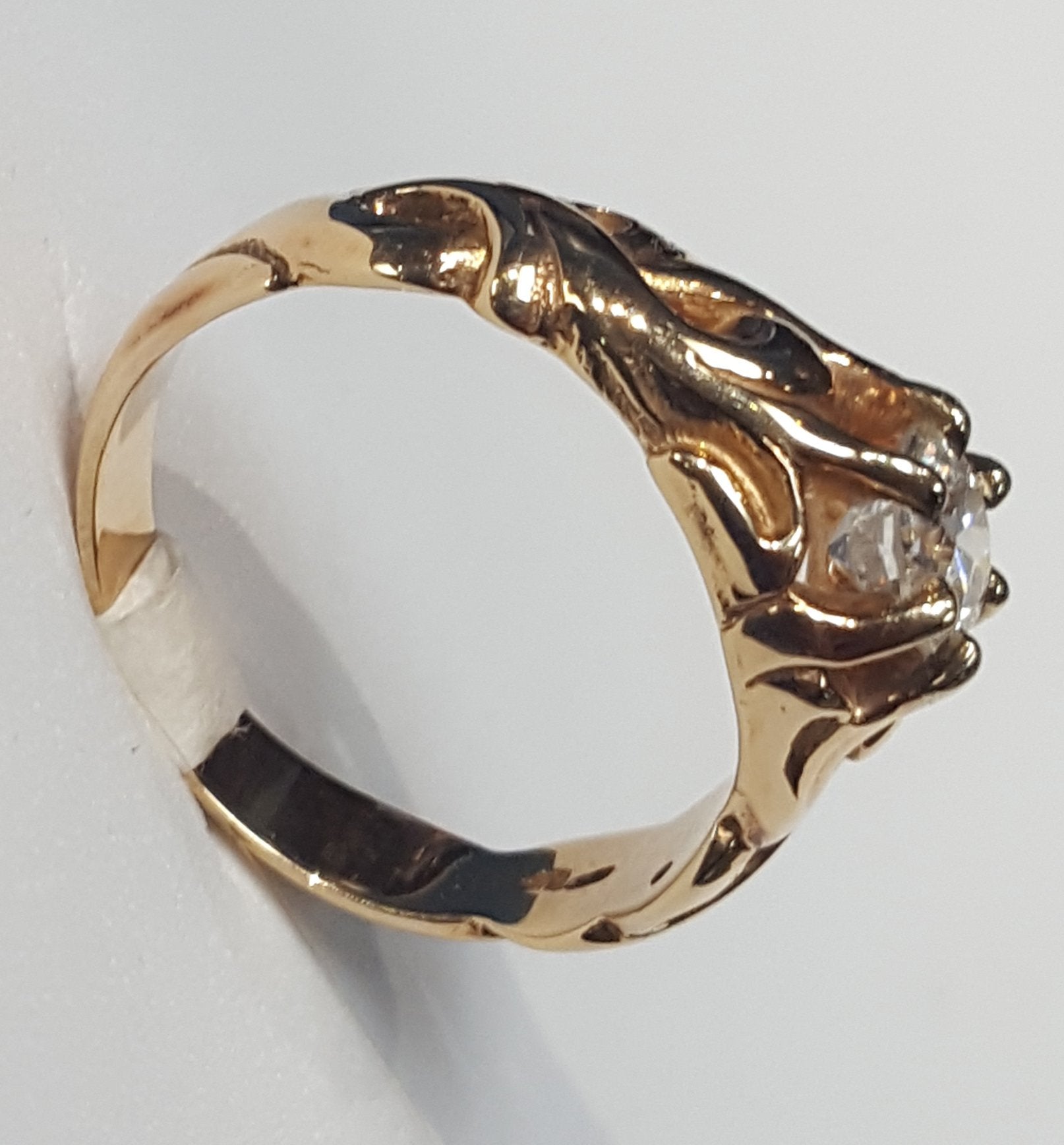 Women's Gold Diamond Ring #13